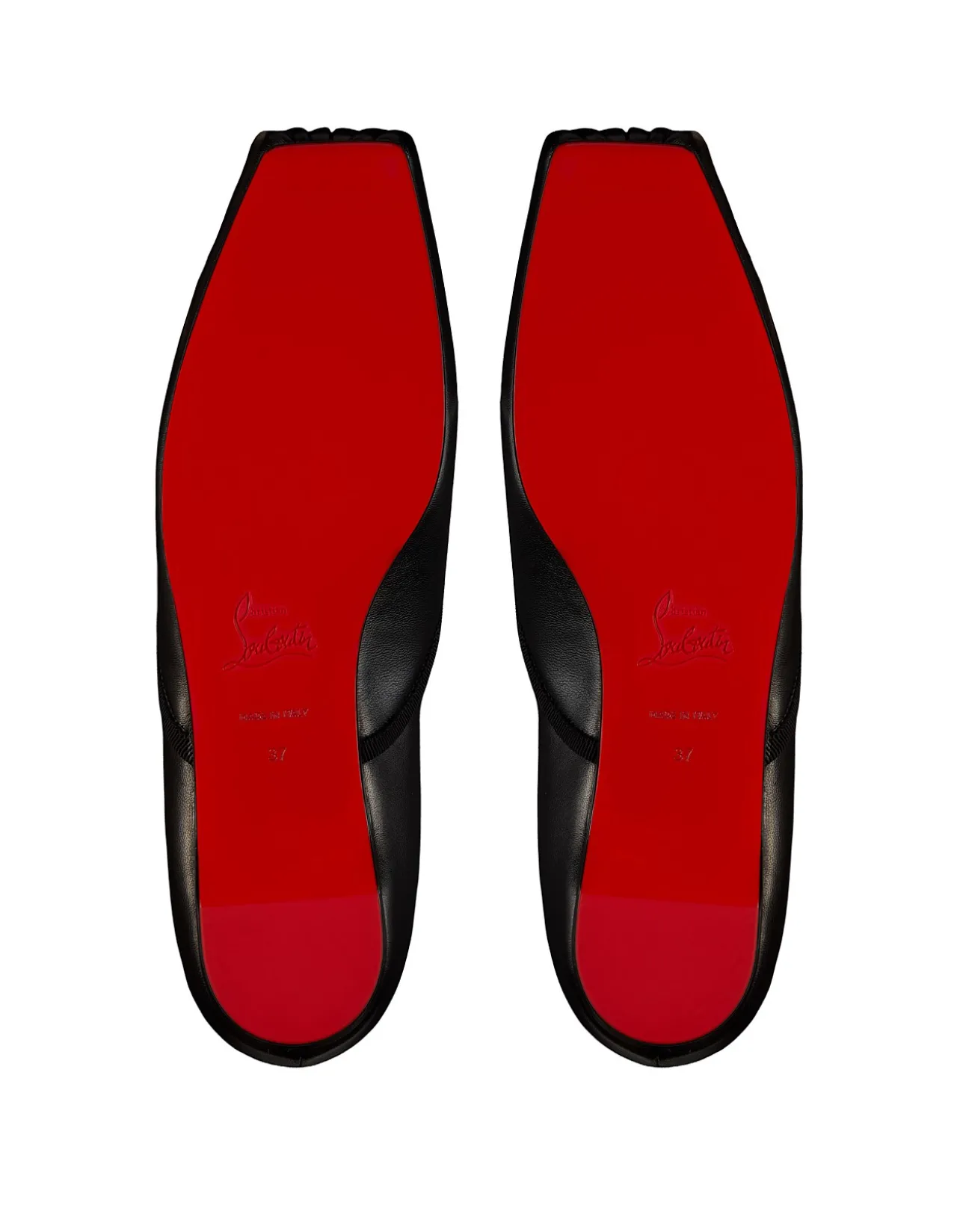 CASSIASTICINA FLAT LEATHER BLACK