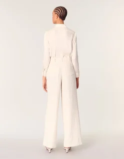 Cecily Silk Button-Front Shirt