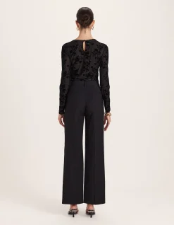 Celeste Wool Straight Leg Pant
