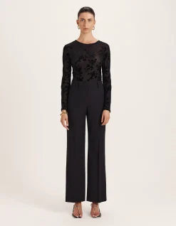 Celeste Wool Straight Leg Pant