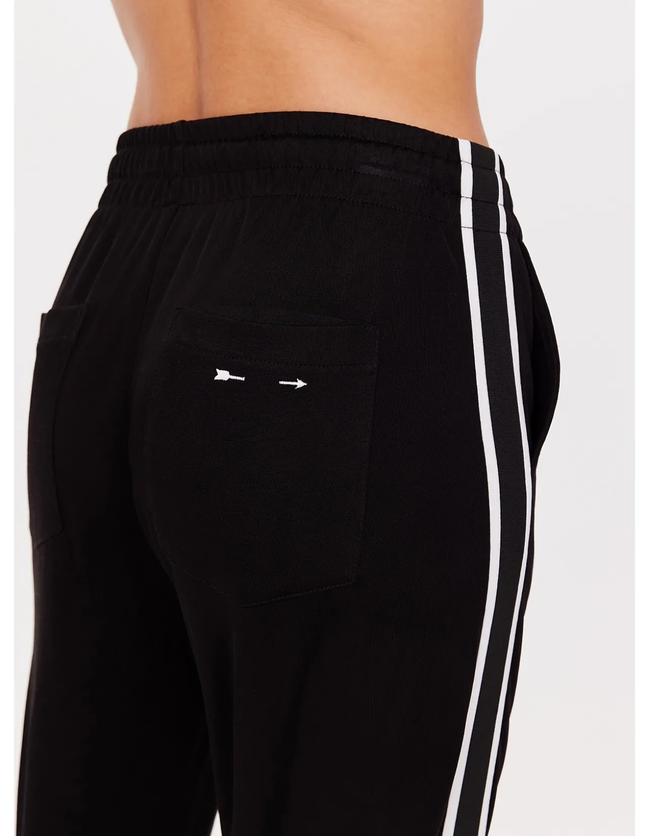 Celeste Relaxed Stripe Leg Jersey Pant