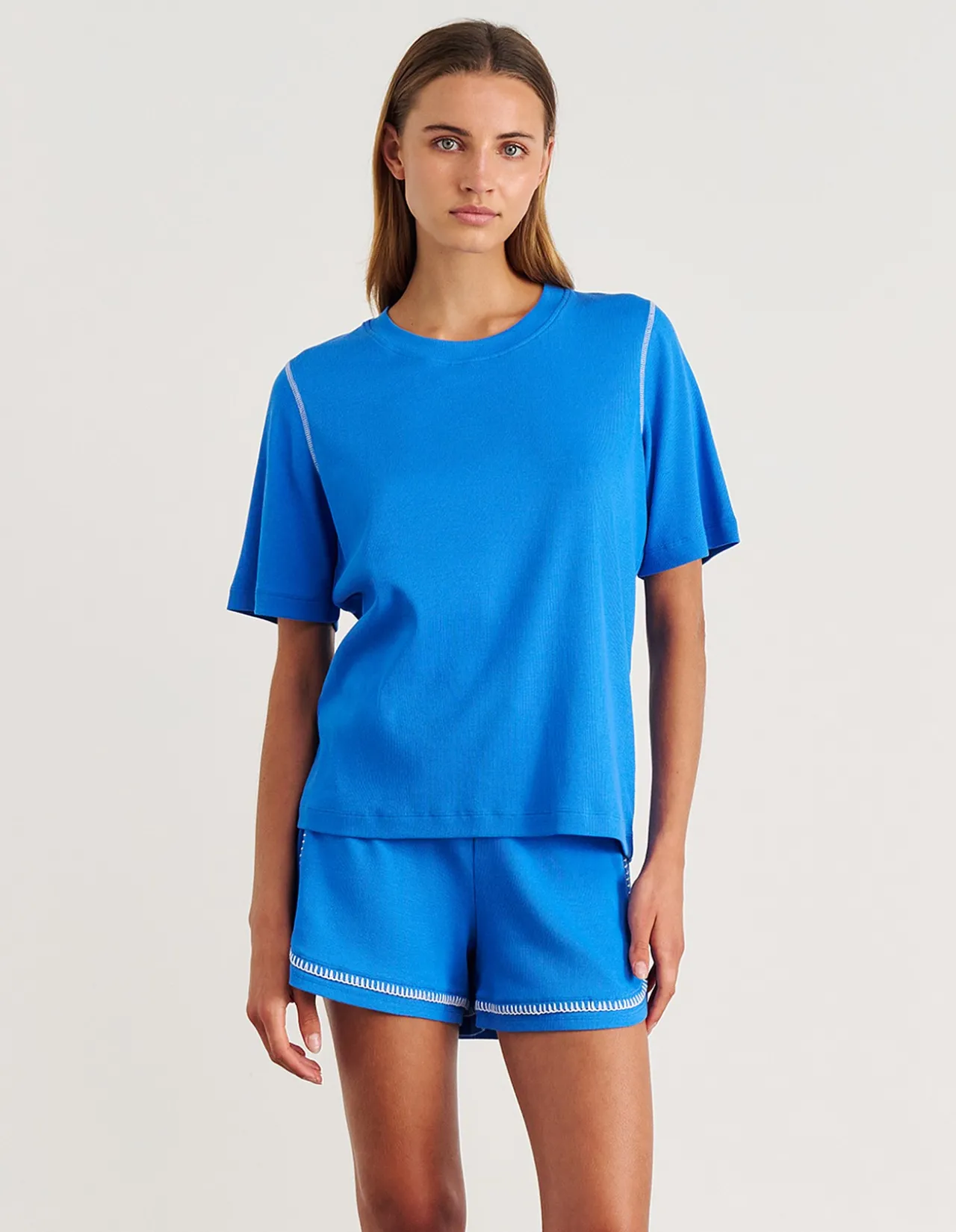 CELINA BLANKET STITCH SHIRT