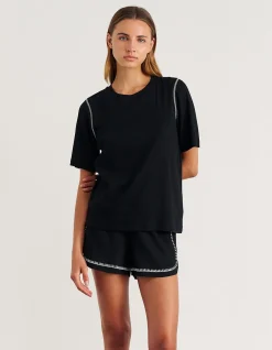 CELINA BLANKET STITCH SHIRT