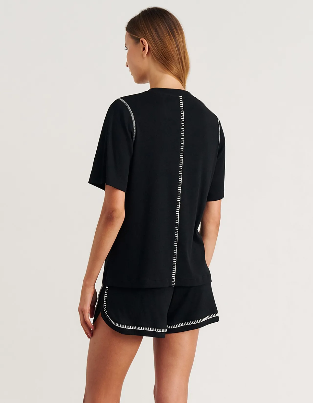 CELINA BLANKET STITCH SHIRT