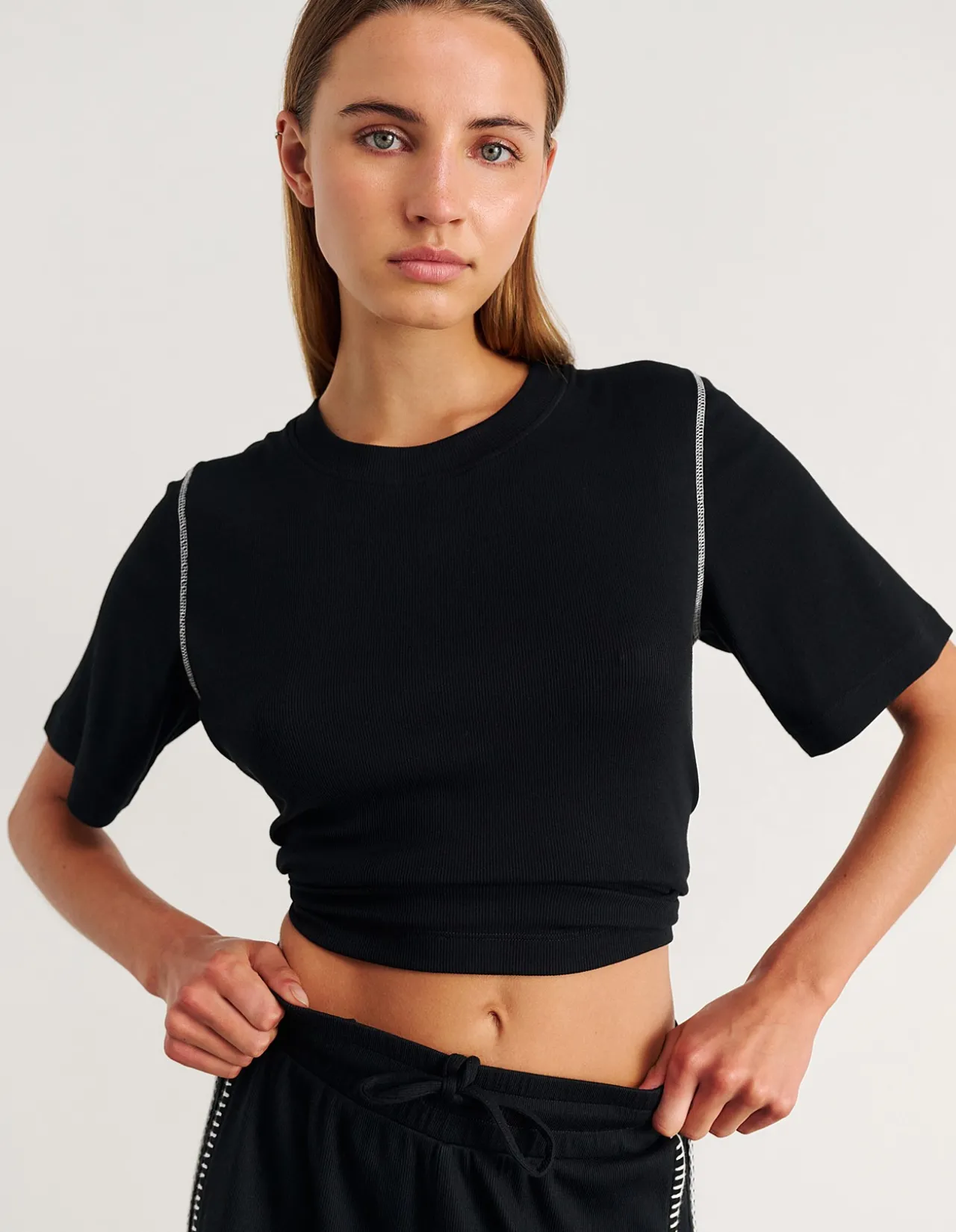 CELINA BLANKET STITCH SHIRT