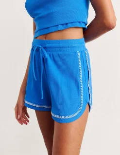 CELINA BLANKET STITCH SHORT