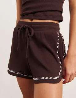 CELINA BLANKET STITCH SHORT