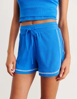 CELINA BLANKET STITCH SHORT