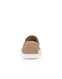 CHAMBELIBOAT DONNA FLAT CALF NUBUCK RETOURNE DS LIONNE
