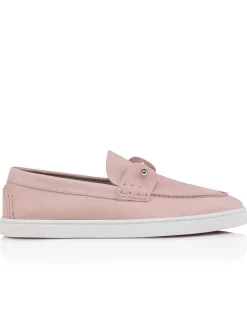 CHAMBELIBOAT DONNA FLAT CALF NUBUCK RETOURNE DS VINTAGE ROSE