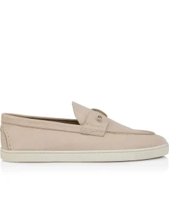 CHAMBELIBOAT FLAT NUBUCK GRAINE DS BEIGE