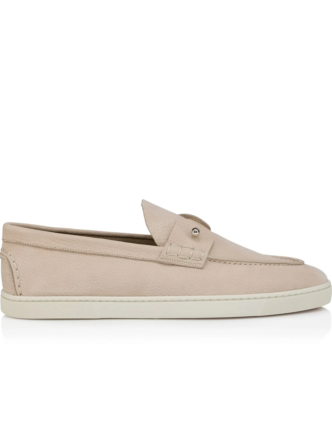 CHAMBELIBOAT FLAT NUBUCK GRAINE DS BEIGE