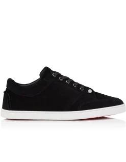 CHAMBELISNEAK PIN STRASS FLAT VELVET DS BLACK