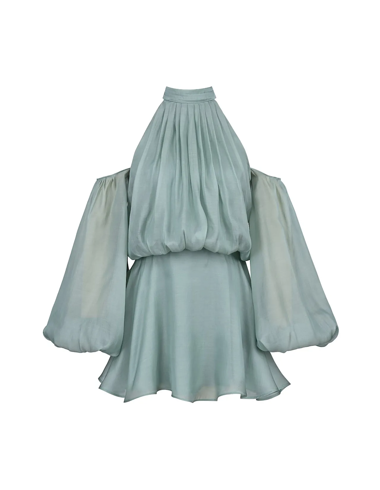 CHANTELLE SILK OPEN BACK MINI DRESS