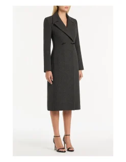 CHARCOAL ITALIAN WOOL COAT