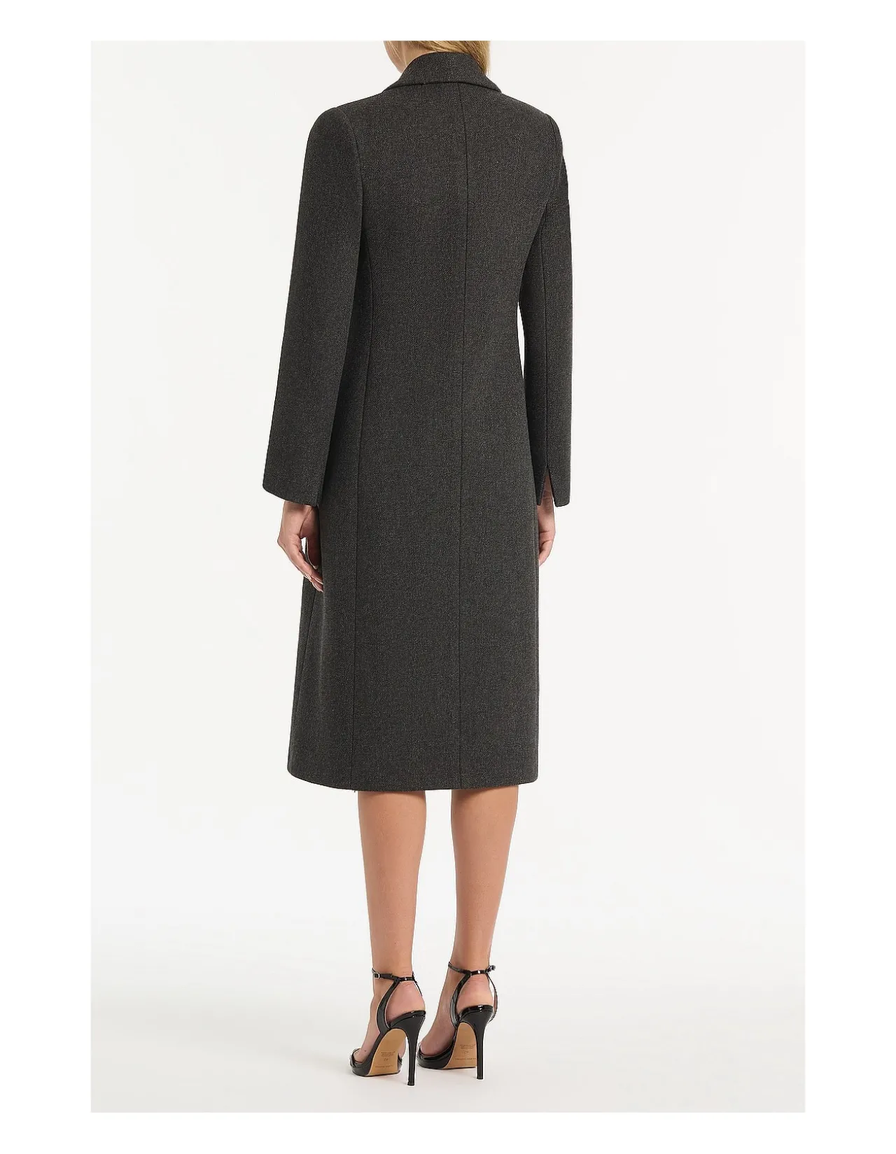 CHARCOAL ITALIAN WOOL COAT