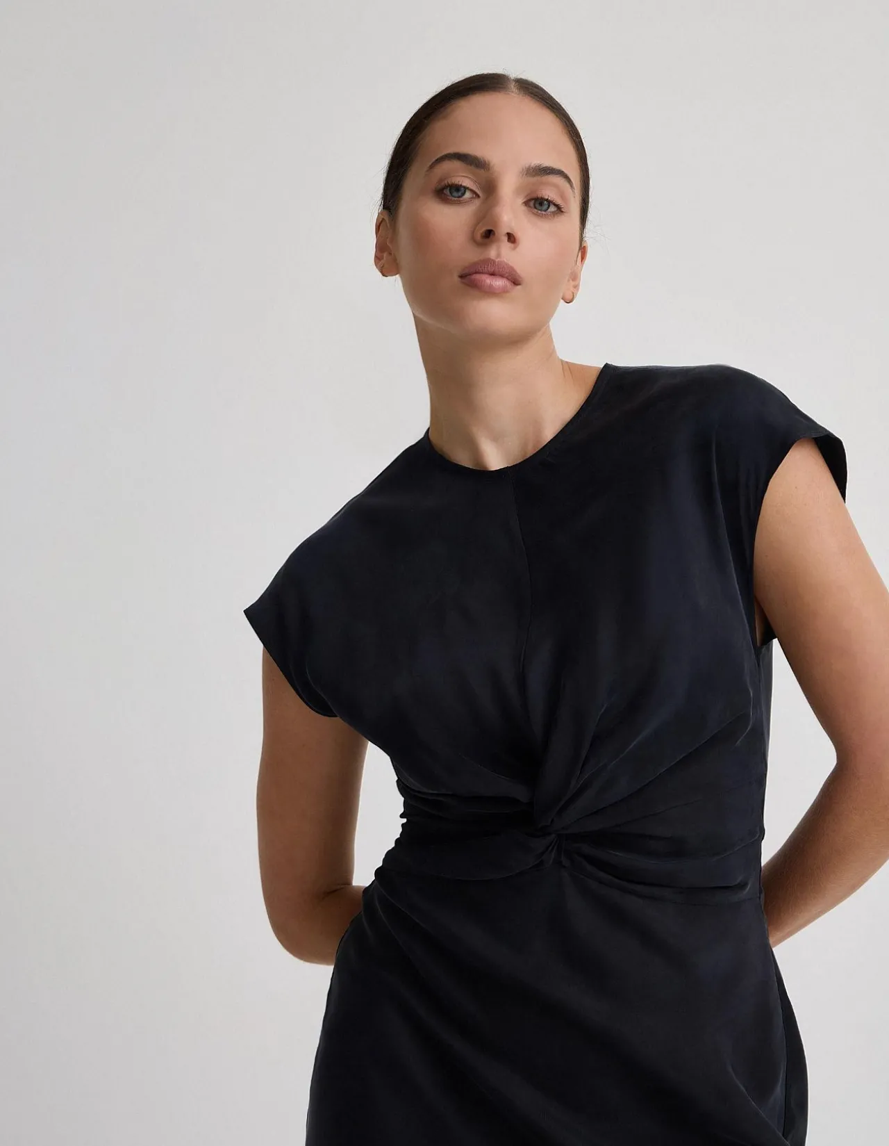 CHARLOTTE CUPRO DRESS