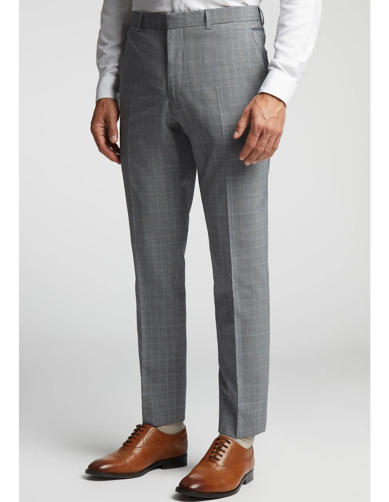 CHECK SUIT TROUSER
