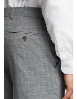CHECK SUIT TROUSER