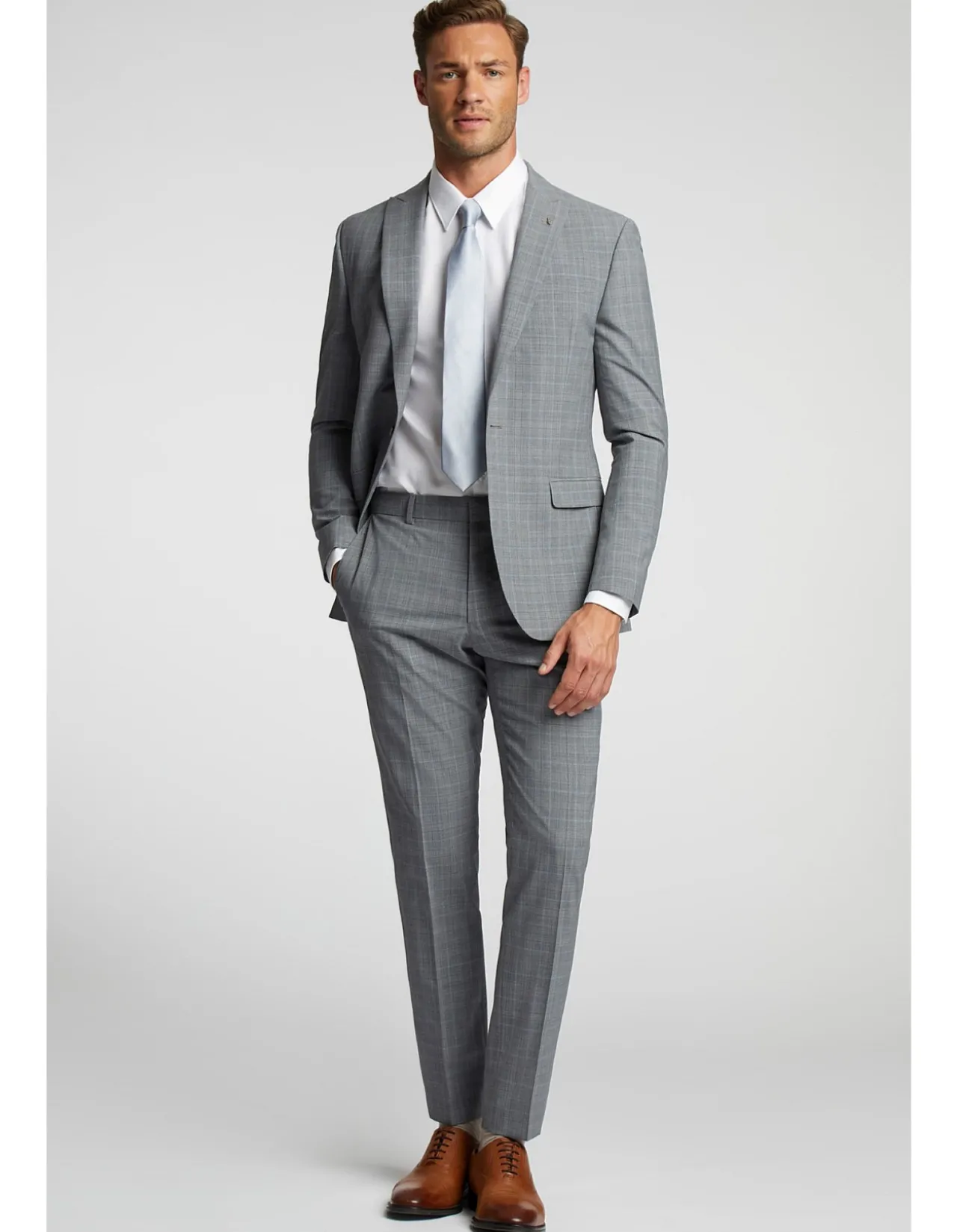 CHECK SUIT JACKET