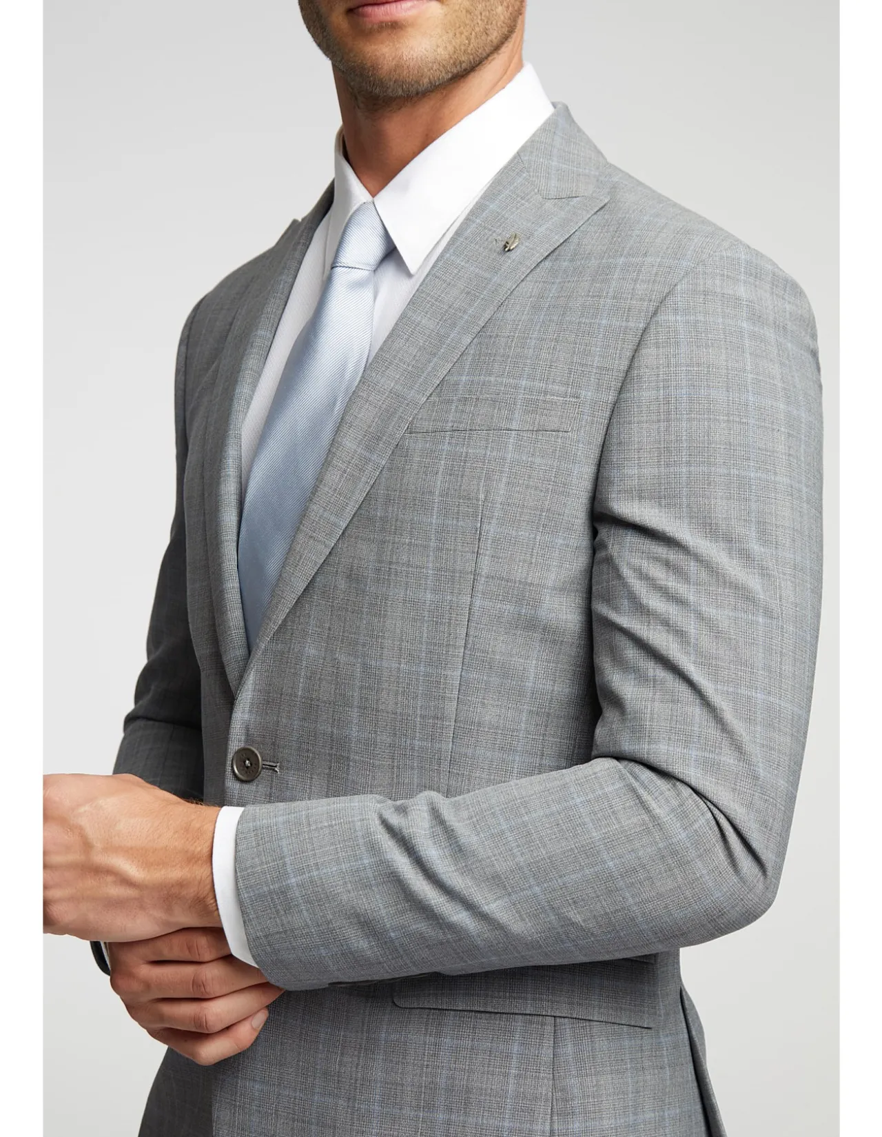 CHECK SUIT JACKET