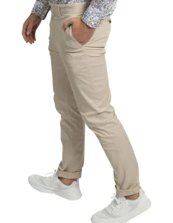 Chino Pant Stretch Cotton Pebble
