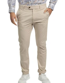 Chino Pant Stretch Cotton Pebble