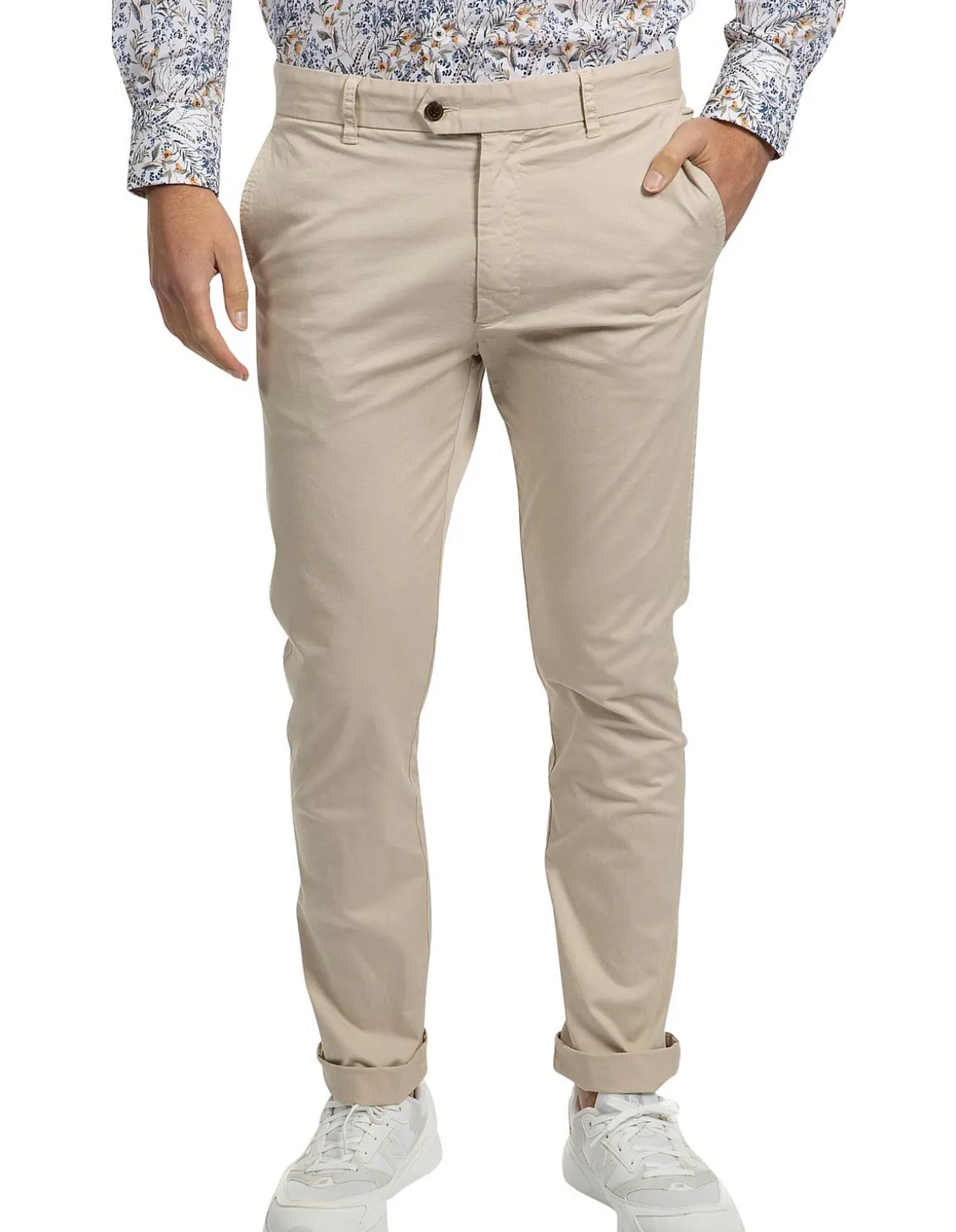 Chino Pant Stretch Cotton Pebble