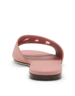 Ciabatta Vitello Liscio Logo Slide Sandals
