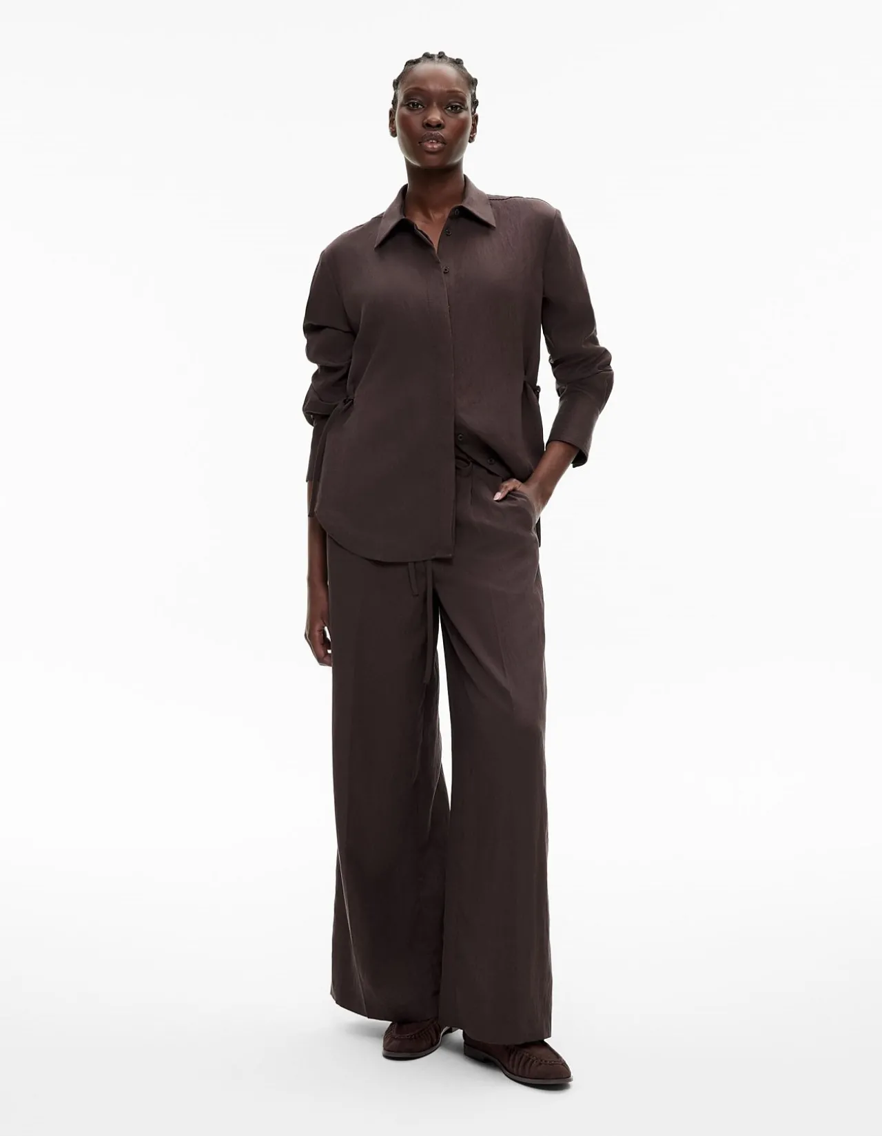 CINCHED WAIST SHIRT