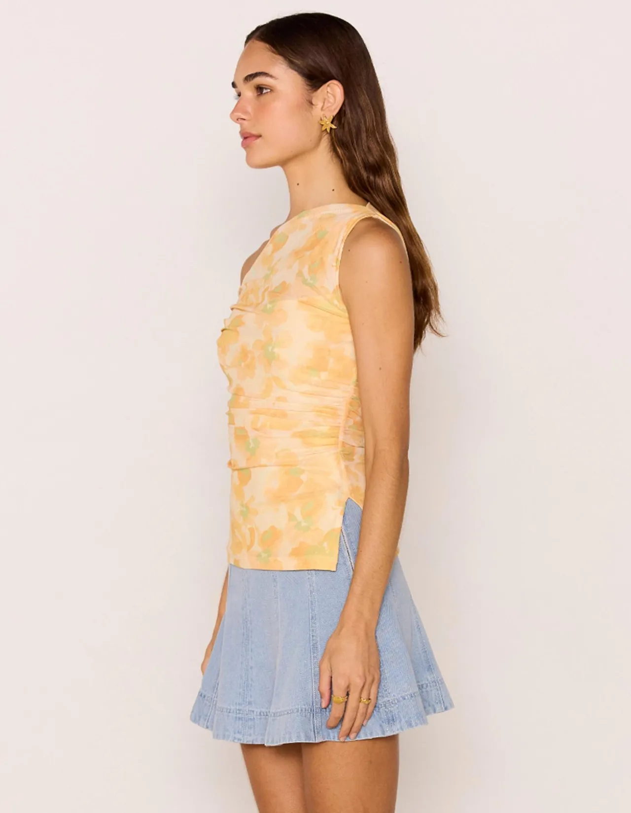 CLAIR MESH TOP