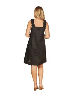 Claire Short Linen Dress