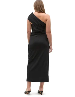 CLASP DETAIL FITTED DRESS