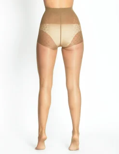 Class Control Brief Sheer Pantyhose 12D