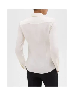 Classic Fitted Silk Shirt