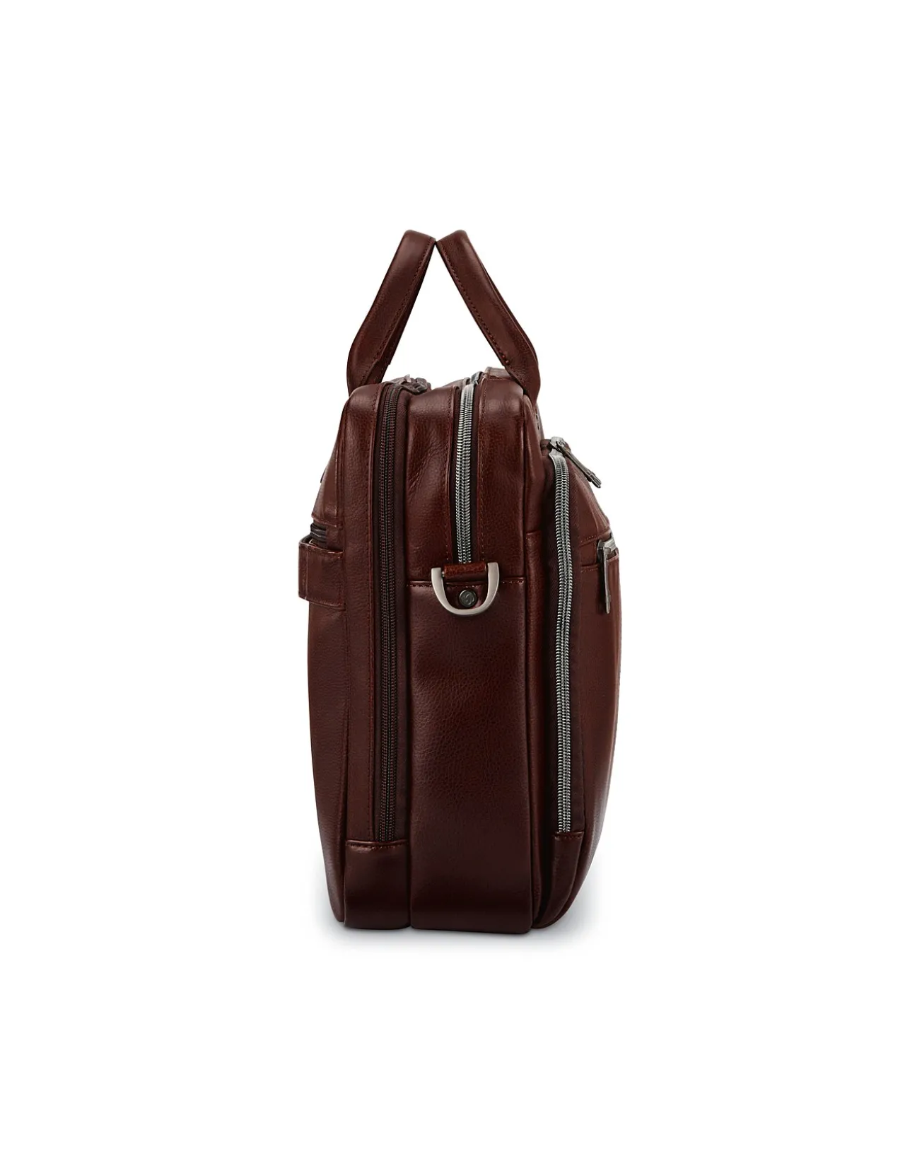 CLASSIC LEATHER TOPLOADER 30CM MAHOGANY