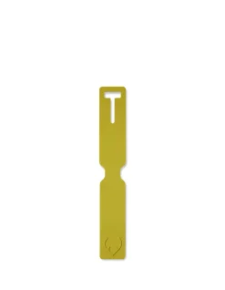 Classic Silicone Luggage Tag Gorse Yellow