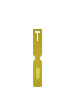 Classic Silicone Luggage Tag Gorse Yellow