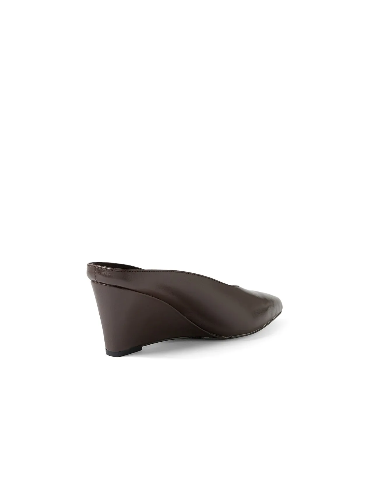Claudette Pointed Toe Wedge Heel Mules