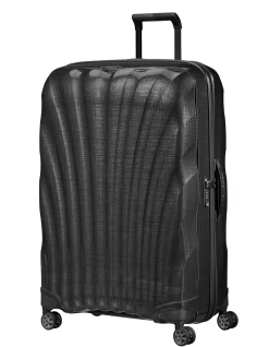 C-Lite 75cm Large Suitcase Black