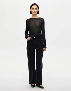 Coco Relaxed High Rise Straight Leg Jeans
