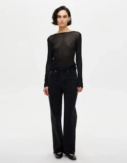 Coco Relaxed High Rise Straight Leg Jeans