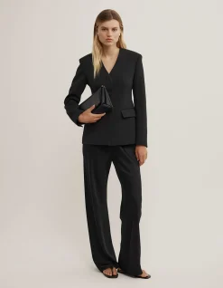 Collarless Blazer
