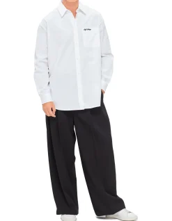 College Poplin Oversize Shirt