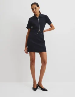 Compact Knit Mini Skirt