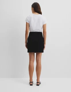 Compact Knit Mini Skirt