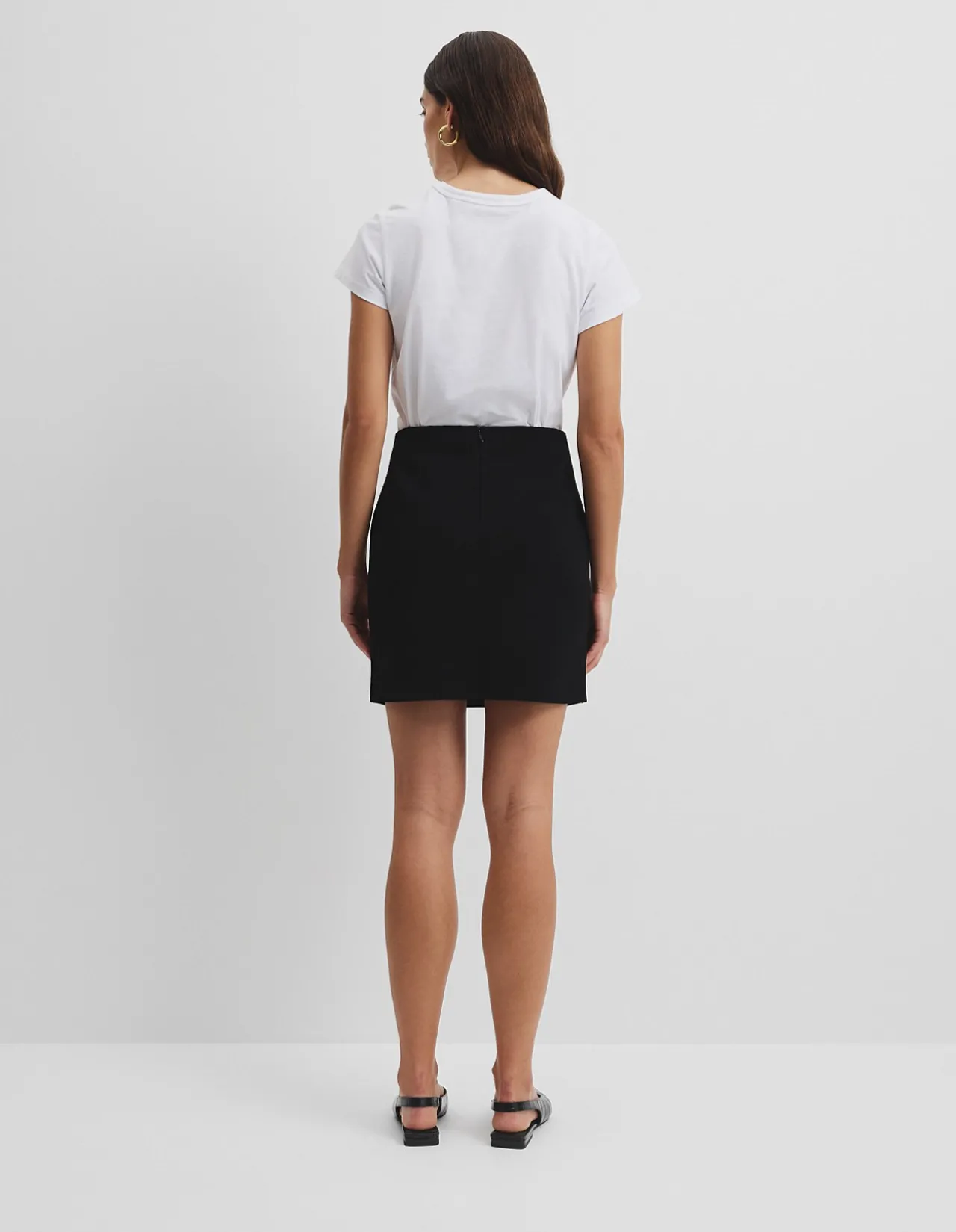 Compact Knit Mini Skirt