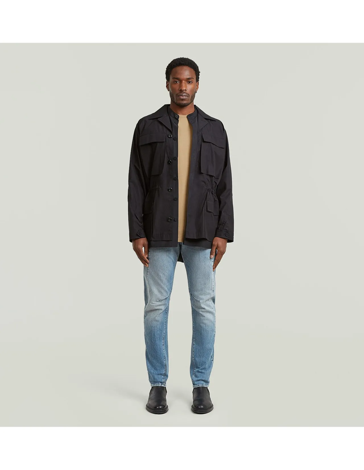 Contor 3D Slim Mid Waist Tapered Jeans