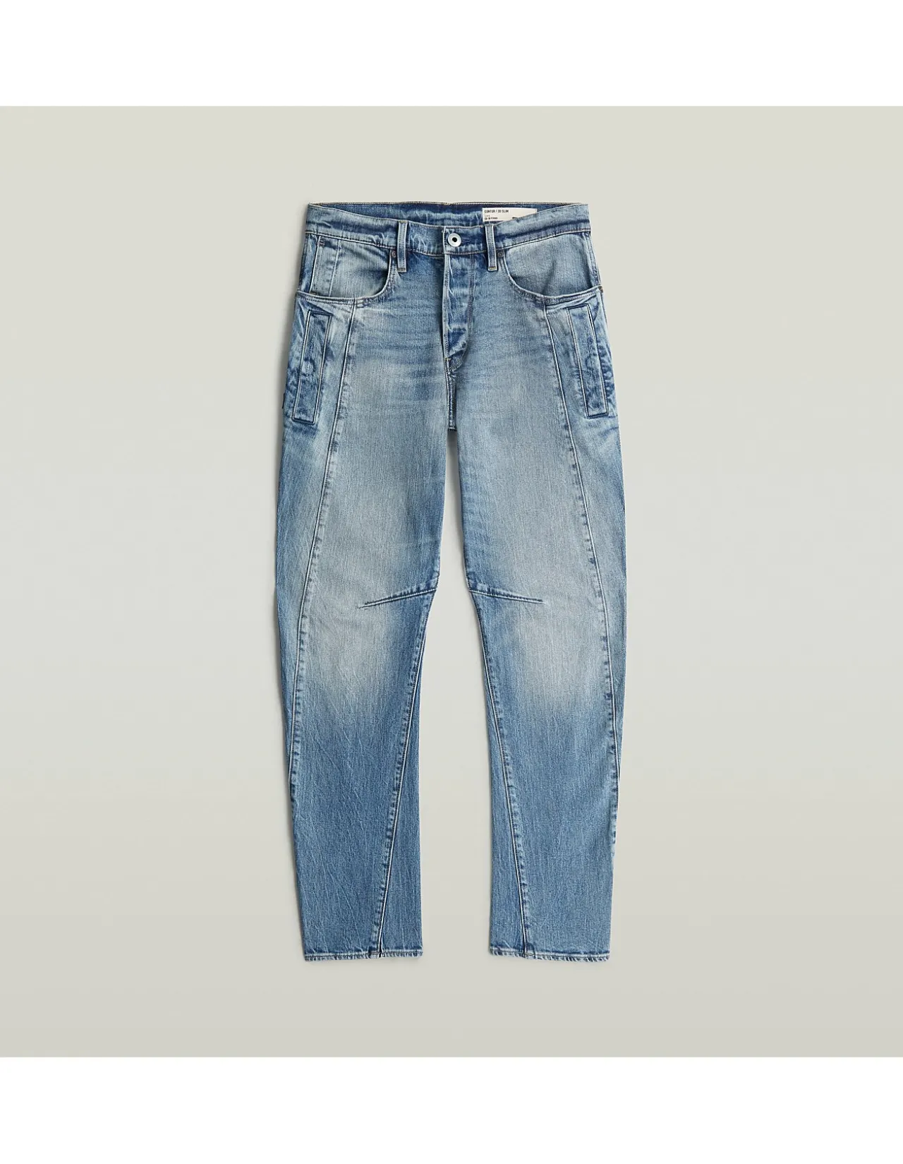 Contor 3D Slim Mid Waist Tapered Jeans