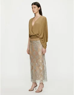 CONTOUR SUEDE ASYMMETRIC TOP